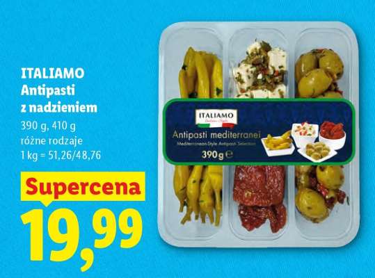 ITALIAMO Antipasti z nadzieniem