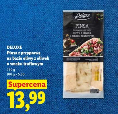 DELUXE Pinsa z przyprawą na bazie oliwy z oliwek o smaku truflowym