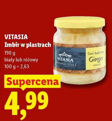 Vitasia Imbir w plastrach