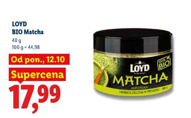 LOYD BIO matcha