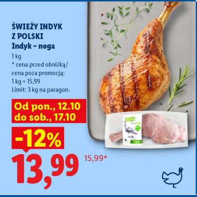 ŚWIEŻY INDYK Z POLSKI