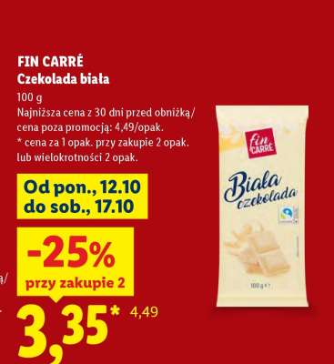 FIN CARRÉ Czekolada biała
