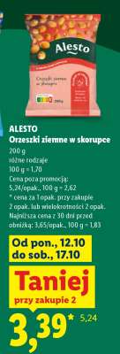 Alesto Orzeszki ziemne w skorupce