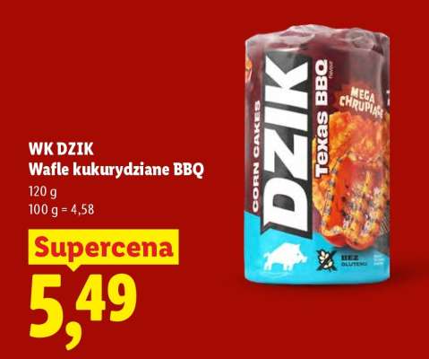 WK DZIK Wafle kukurydziane BBQ