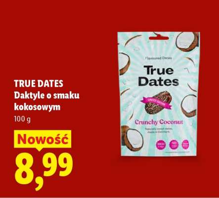 TRUE DATES Daktyle o smaku kokosowym