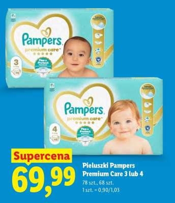 Pieluszki Pampers Premium Care 3 lub 4