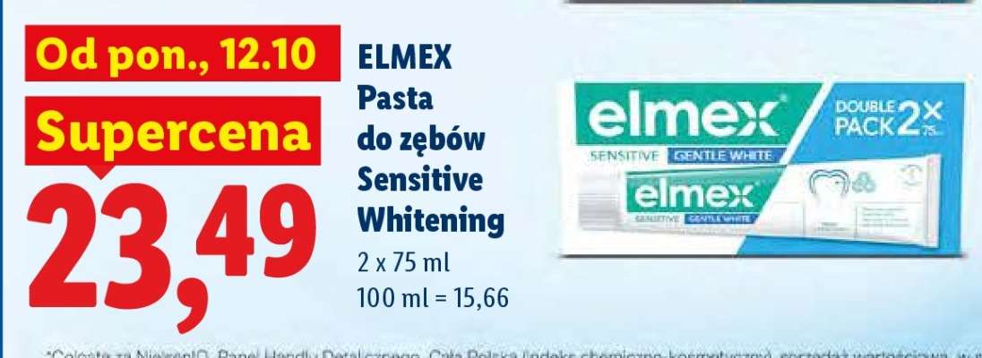ELMEX Pasta do zębów Sensitive Whitening