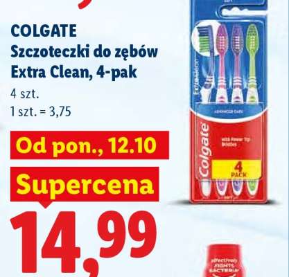 Colgate Szczoteczki do zębów Extra Clean, 4-pak