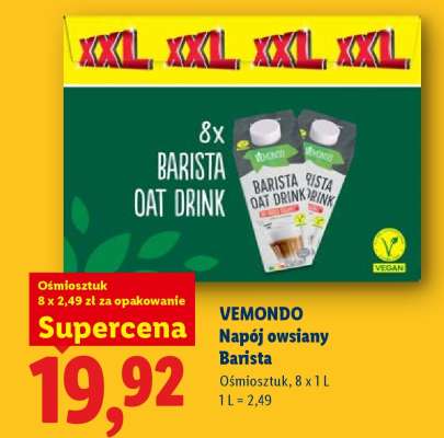 VEMONDO Napój owsiany barista