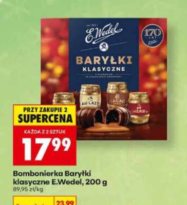 Bombonierka Baryłki klasyczne E.Wedel, 200 g