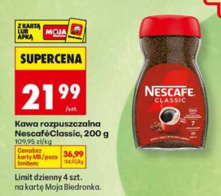 Kawa rozpuszczalna Nescafe Classic , 200 g
