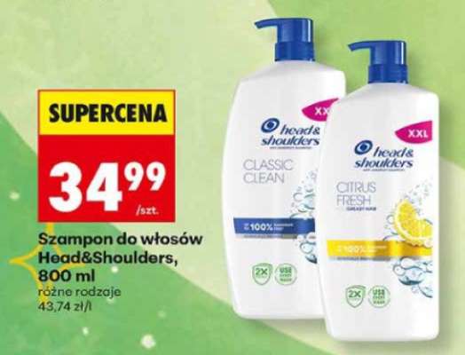 Szampon do włosów Head&Shoulders, 800 ml