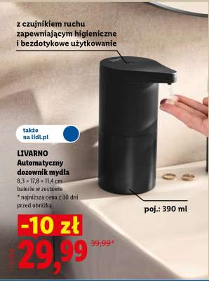 LIVARNO Automatyczny dozownik mydła