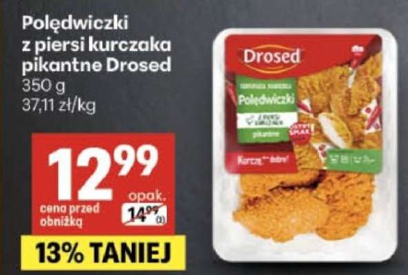Polędwiczki z piersi kurczaka pikantne Drosed