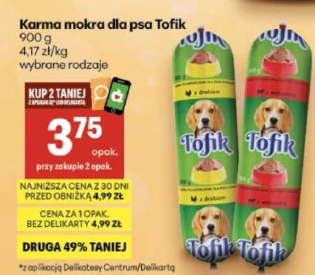 Karma mokra dla psa Tofik