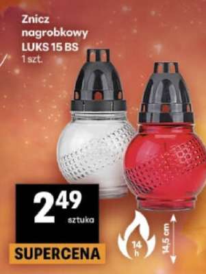 Znicz nagrobkowy LUKS 15 BS
