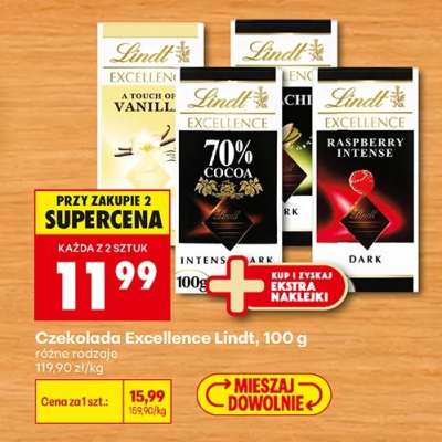 Czekolada Excellence Lindt , 100 g