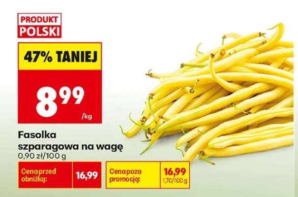 Fasolka szparagowa na wagę