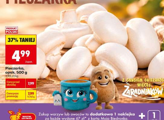 Pieczarka opak 500 g