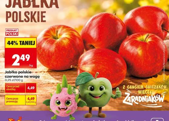 Jabłko polskie czerwone na wage
