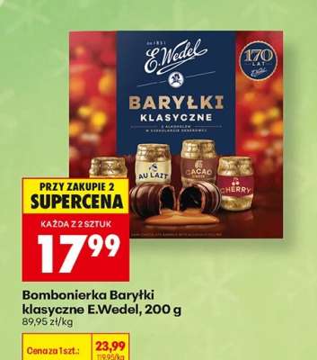Bombonierka Baryłki klasyczne E.Wedel, 200 g