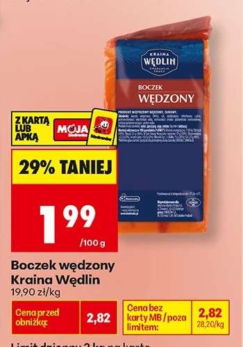 Boczek wędzony Kraina Wędlin