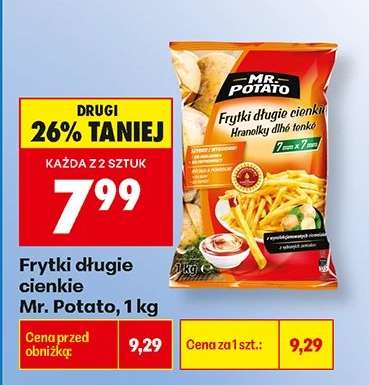 Frytki długie cienkie Mr. Potato 1 kg