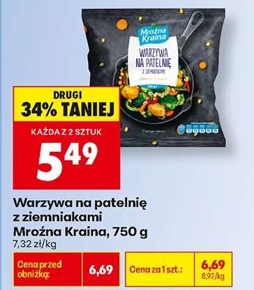 Warzywa na patelnię z ziemniakami Mroźna Kraina , 750 g