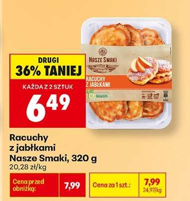 Racuchy z jabłkami Nasze Smaki, 320 g