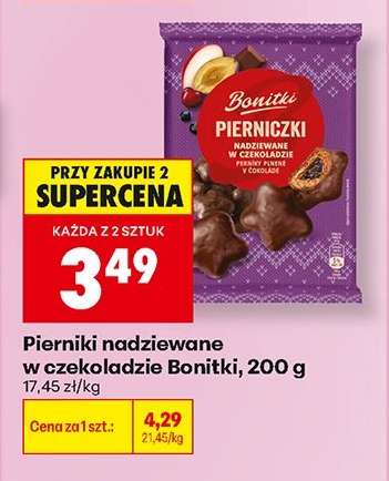 Pierniki nadziewane w czekoladzie Bonitki, 200 g