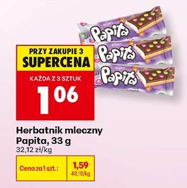 Herbatnik mleczny Papita, 33 g