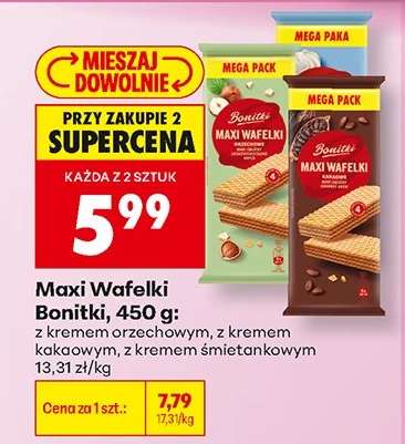 Maxi Wafelki Bonitki, 450 g