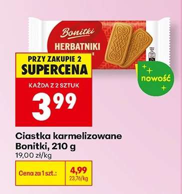 Ciastka karmelizowane Bonitki, 210 g