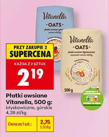 Płatki owsiane Vitanella, 500 g