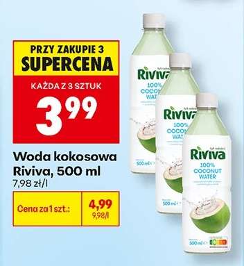 Woda kokosowa Riviva, 500 ml