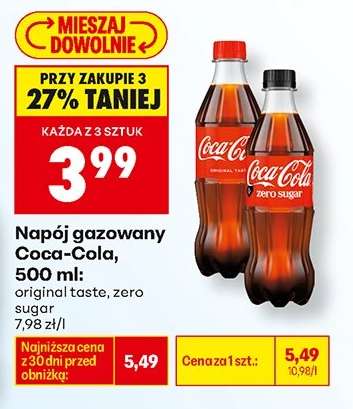 Napój gazowany Coca Cola 500 ml