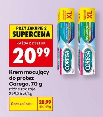 Krem mocujący do protez Corega, 70 g