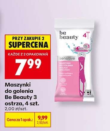 Maszynki do golenia Be Beauty 3 ostrza, 4 szt.