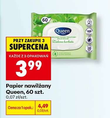 Papier nawilżany Queen , 60 szt