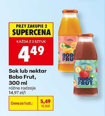 Sok lub nektar Bobo Frut, 300 ml