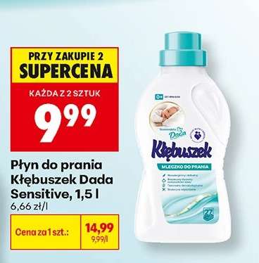 Płyn do prania Kłębuszek Dada Sensitive, 1,5 l