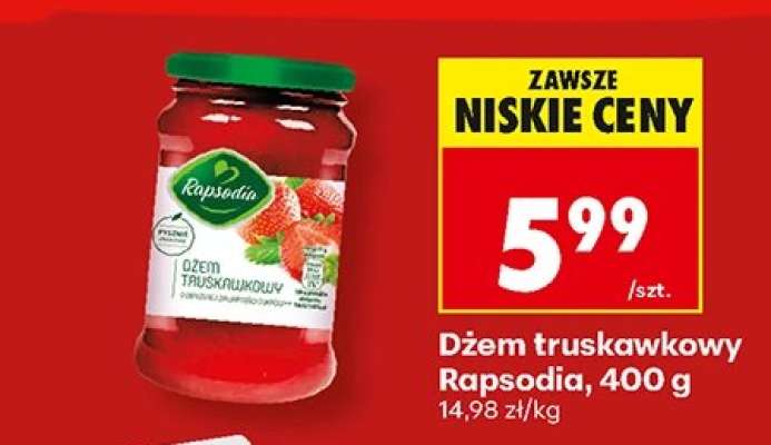Dżem truskawkowy Rapsodia, 400 g