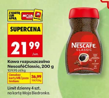 Kawa rozpuszczalna Nescafe Classic , 200 g