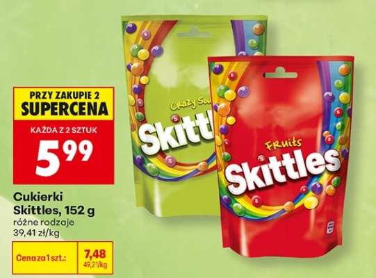 Cukierki Skittles, 152 g