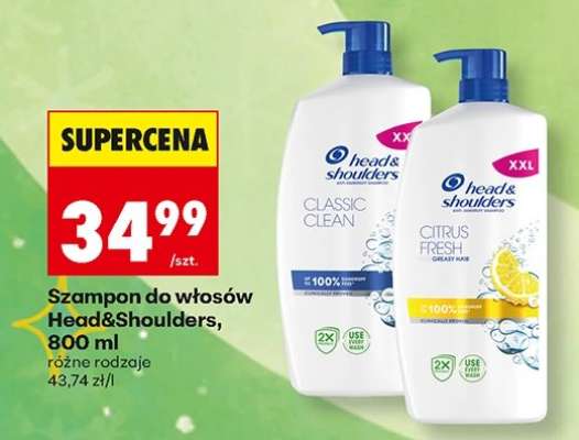 Szampon do włosów Head&Shoulders, 800 ml
