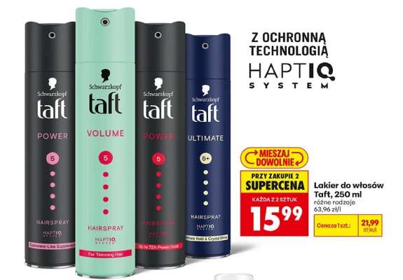 Lakier do włosów Taft, 250 ml