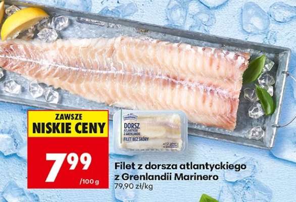 Filet z dorsza atlantyckiego z Grenlandii Marinero