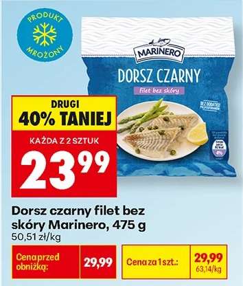 Dorsz czarny Filet bez skóry Marinero, 475 g