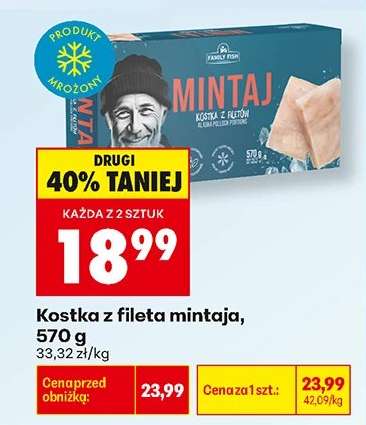 Kostka z fileta mintaja , 570 g