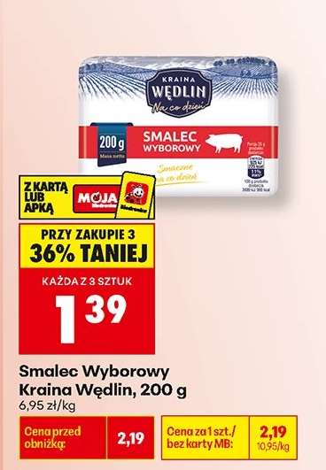 Smalec wyborowy Kraina Wędlin, 200 g